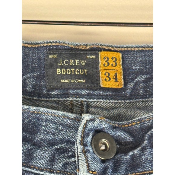 J.Crew Bootcut Jeans Classic Wash Denim Everyday Casual Style Size 33x34 - Picture 3 of 14